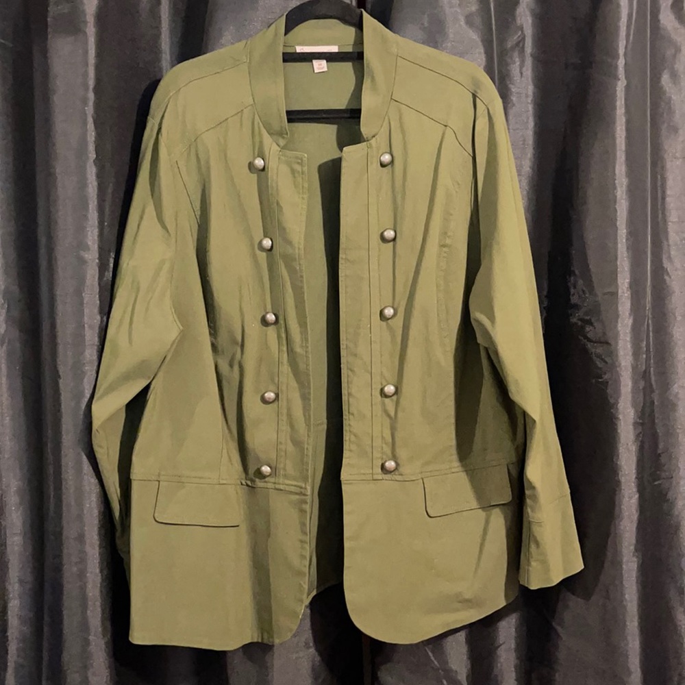 Olive green jacket